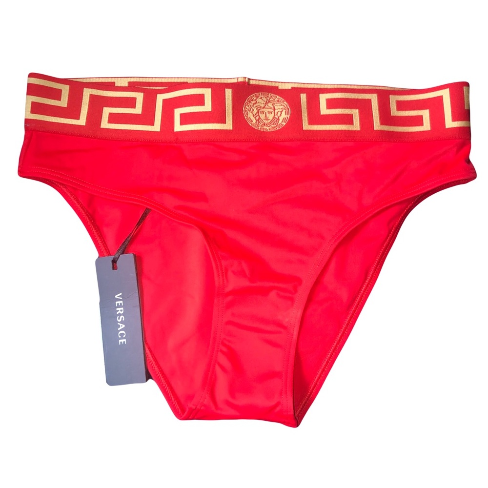 NWT Versace Greca bikini bottoms